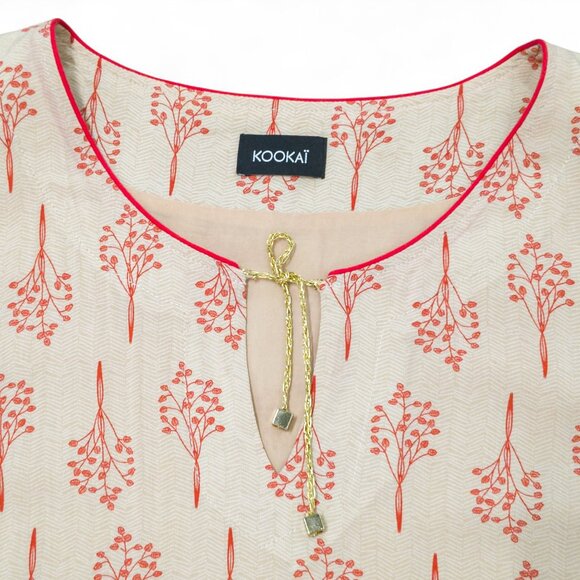 Kookai Paris Printed Shift Dress — EU 40 (≈US 8) | 100 % Viscose - Picture 2 of 12